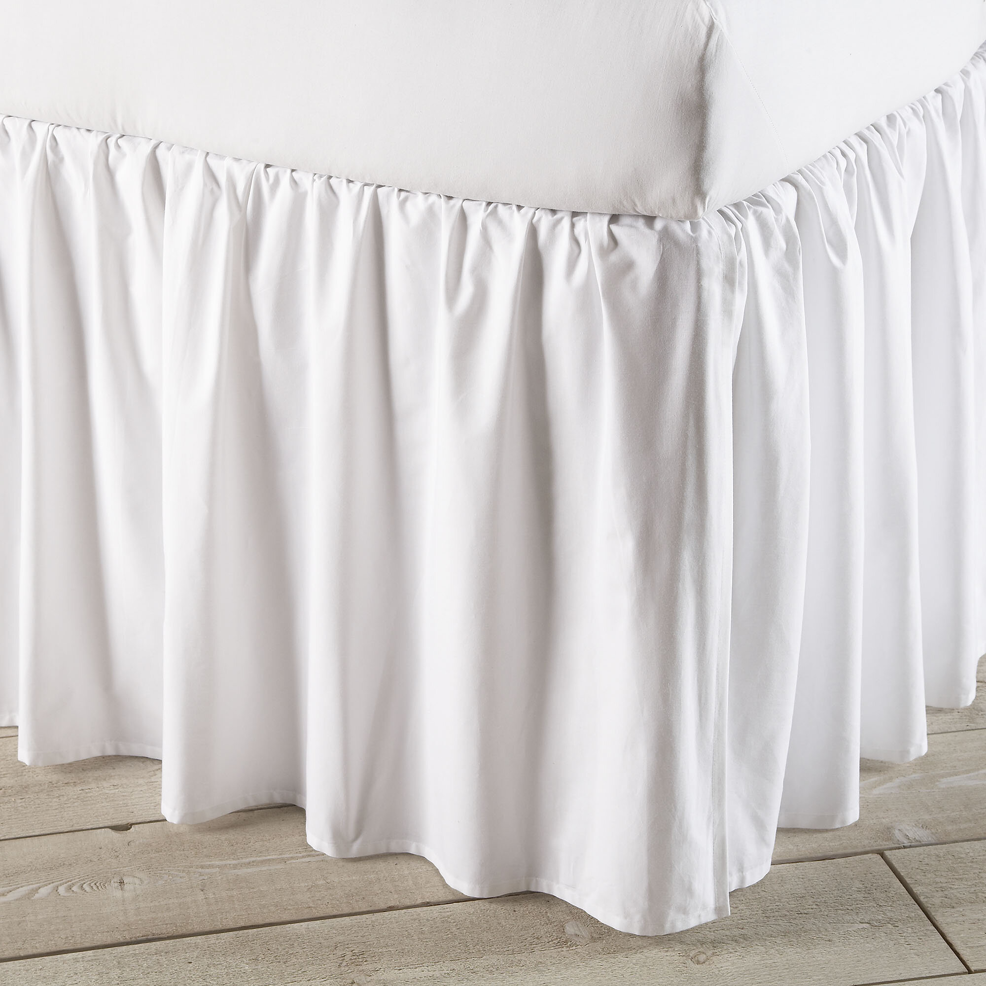 Farmhouse & Rustic Queen Bed Skirts Birch Lane